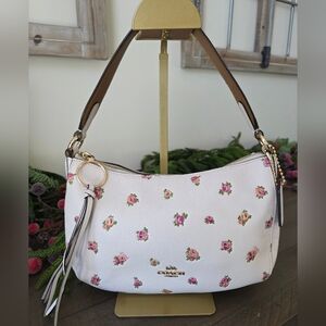 Coach Chelsea Pebble Leather Crossbody/Shoulder Bag - Rose Detail Edition